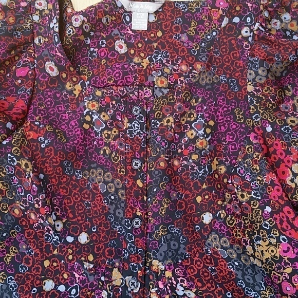 White Stag Button Down Blouse - Picture 2 of 5